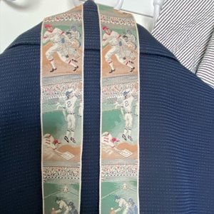 Trafalgar rare baseball print button braces/ suspenders